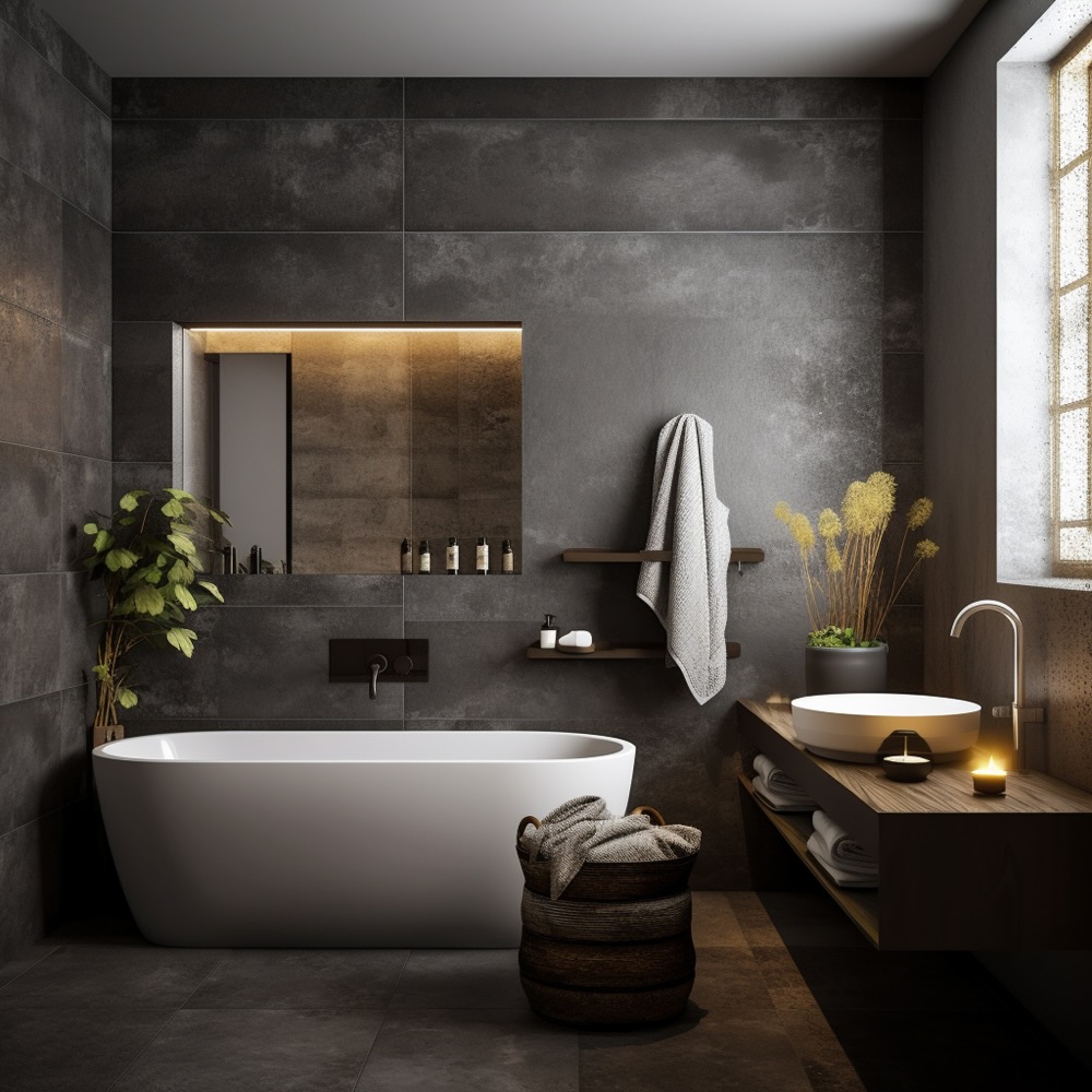 Modern ve estetik banyo tasarımı